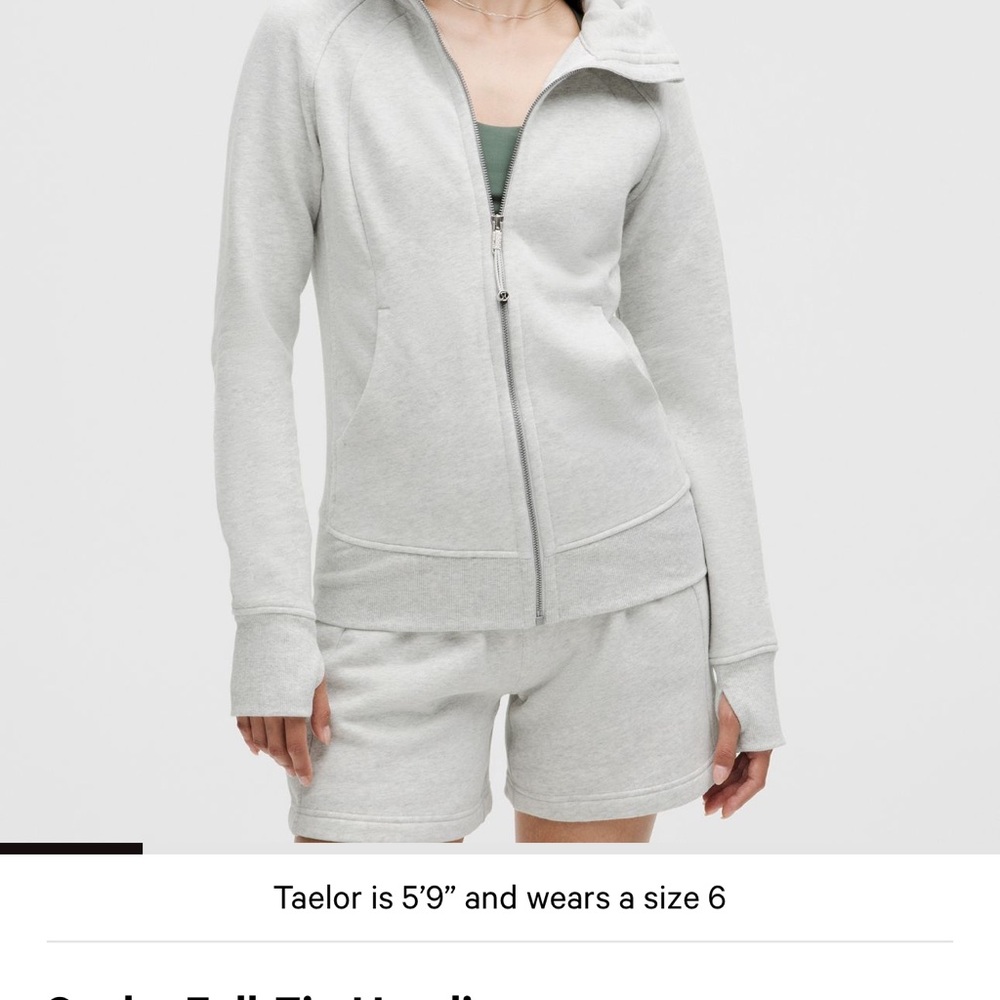 Lululemon Women's scuba zip up hoodie size 12
